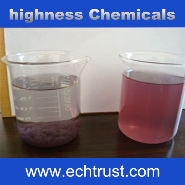 water decoloring agent for textile dyeing waste water